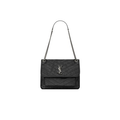 YSL NIKI MEDIUM IN VINTAGE LEATHER 6331840EN041000 (28*20*8.5cm)